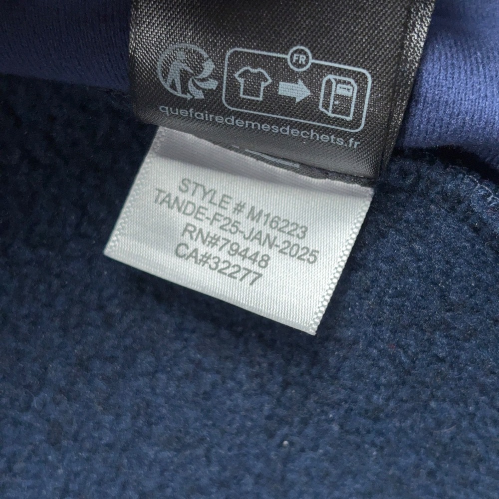 Marmot Drop Line Sweater Fleece Full-Zip Jacket Mens L Blue Polyester - Picture 9 of 12